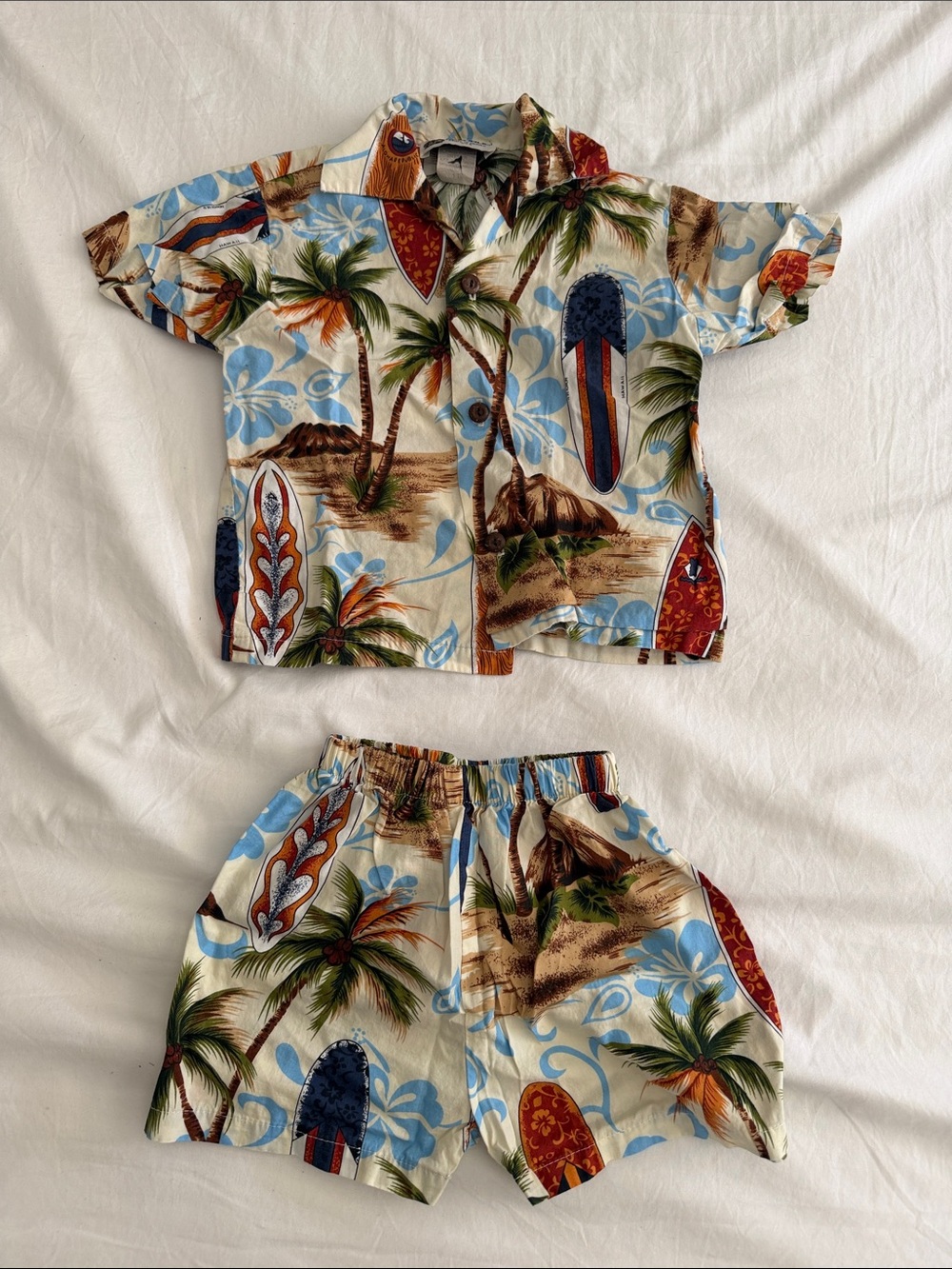 Aloha republic Hawaii Kids Two-Piece Tropical Surf Set size 2T